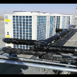 宁东滨河新区石油站空气源热泵采暖系统