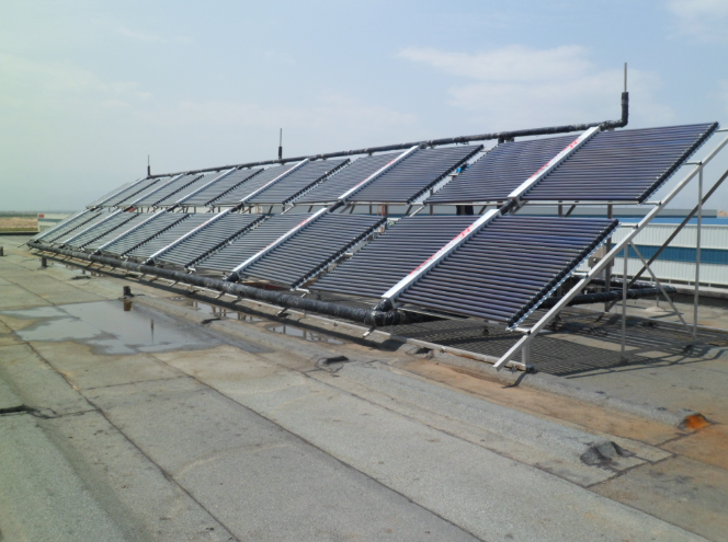 宁夏德信恒通管业有限公司太阳能热水工程